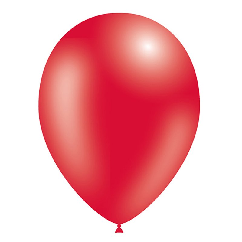 100PK 5in METALLIC RED DECOTEX
