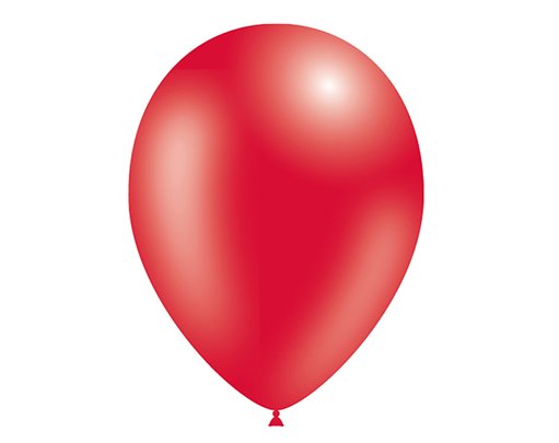 100PK 5in METALLIC RED DECOTEX
