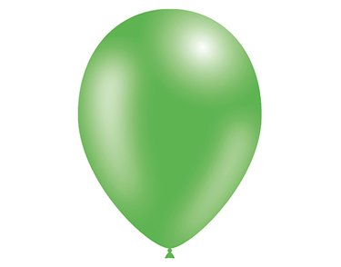 100PK 5in METALLIC LIME GREEN DECOTEX