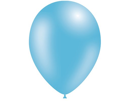 100PK 5in METALLIC LIGHT BLUE DECOTEX