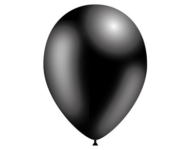 100PK 5in METALLIC BLACK DECOTEX