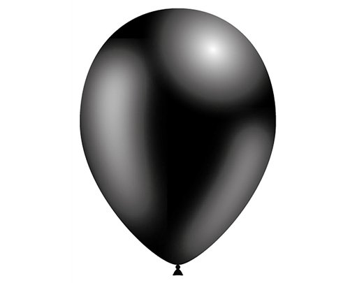 100PK 5in METALLIC BLACK DECOTEX