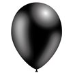 100PK 5in METALLIC BLACK DECOTEX