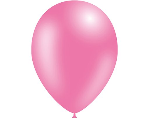 50PK 11in FASHION SOLID BUBBLE GUM PINK DECOTEX