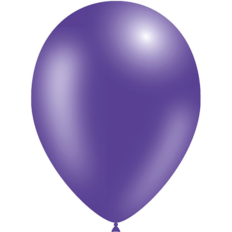 50PK 11in FASHION SOLID PURPLE DECOTEX