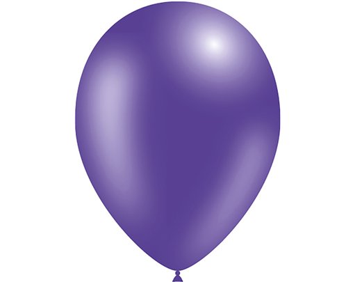 50PK 11in FASHION SOLID PURPLE DECOTEX