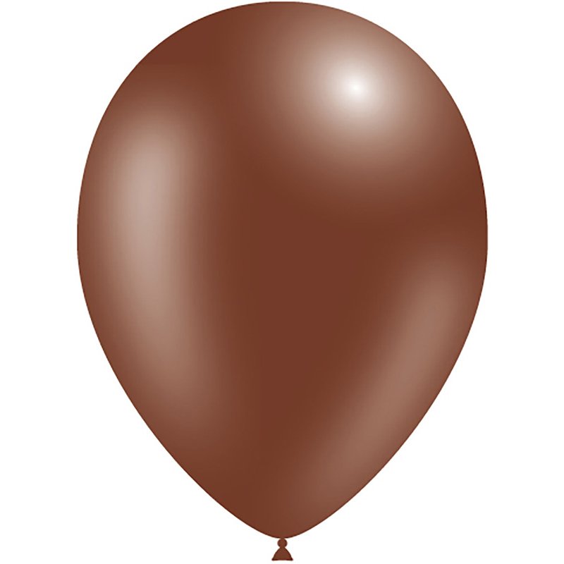 50PK 11in FASHION SOLID CHOCOLATE DECOTEX