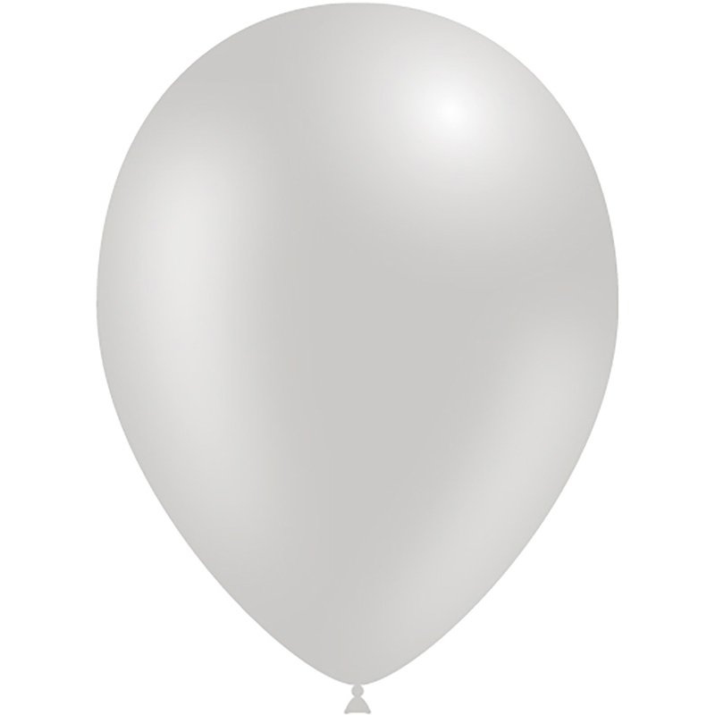 50PK 11in METALLIC SILVER DECOTEX