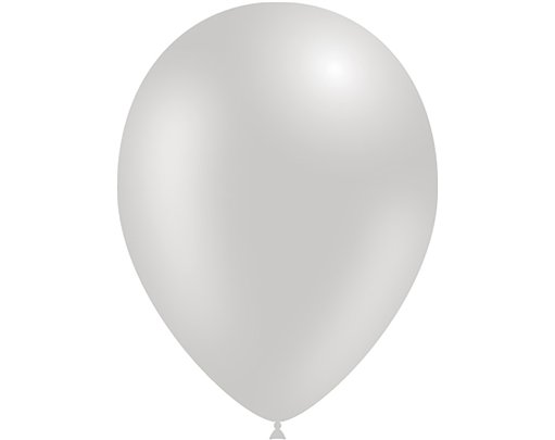 50PK 11in METALLIC SILVER DECOTEX