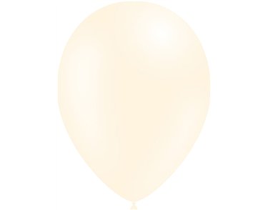 50PK 11in METALLIC IVORY DECOTEX