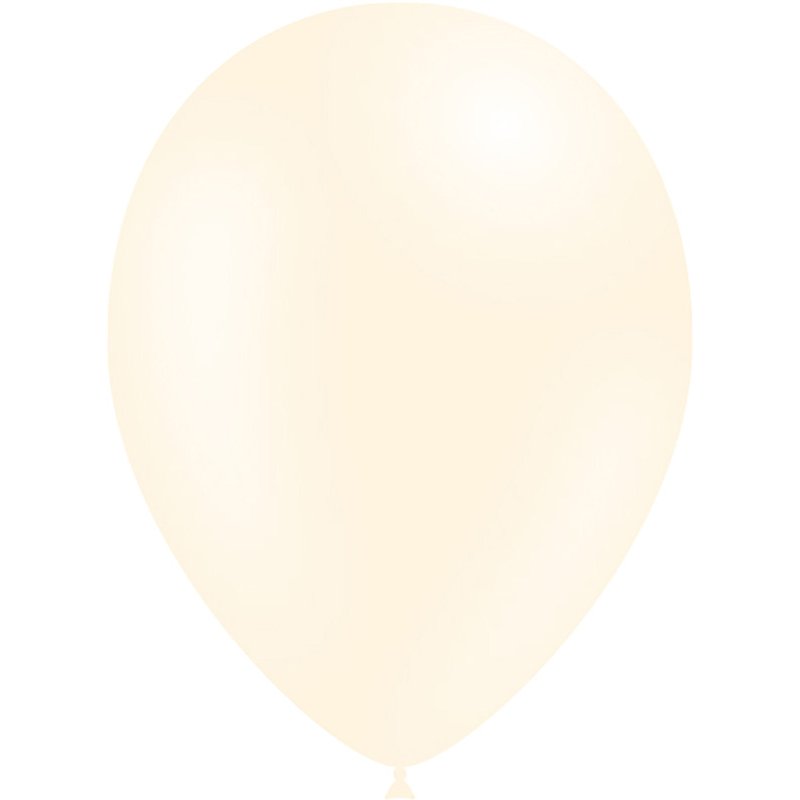 50PK 11in METALLIC IVORY DECOTEX