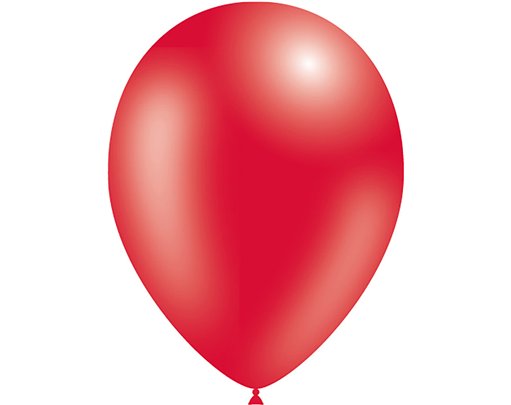 50PK 11in METALLIC RED DECOTEX