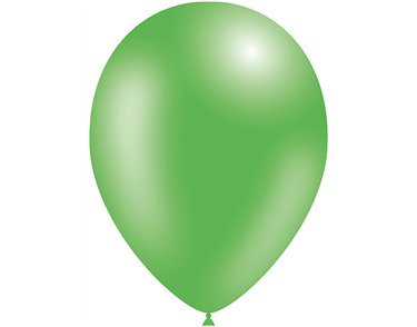 50PK 11in METALLIC LIME GREEN DECOTEX
