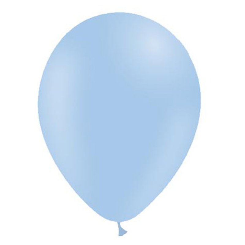 100PK 5in MATTE PASTEL BLUE DECOTEX