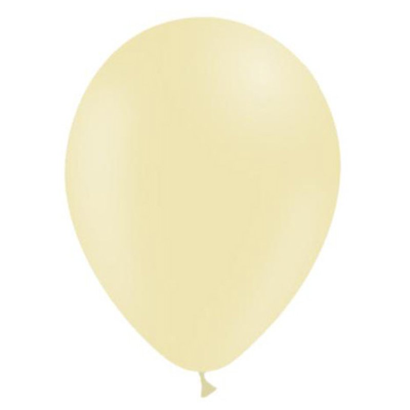100PK 5in MATTE PASTEL YELLOW DECOTEX