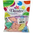 50PK 11in MATTE PASTEL ASSORTED DECOTEX
