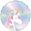 18in PASTEL UNICORN BIRTHDAY FOIL BALLOON