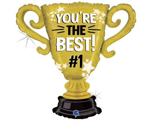 33in CUP YOU'RE THE BEST FOIL BALLOON