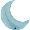 36in MOON PASTEL BLUE FOIL BALLOON