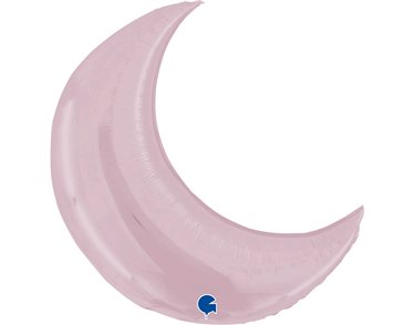 36in MOON PASTEL PINK FOIL BALLOON