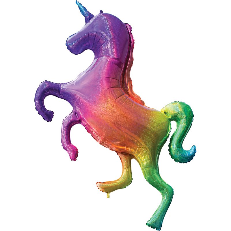 UNCORN HOLO RAINBOW JUMBO FOIL BALLOON
