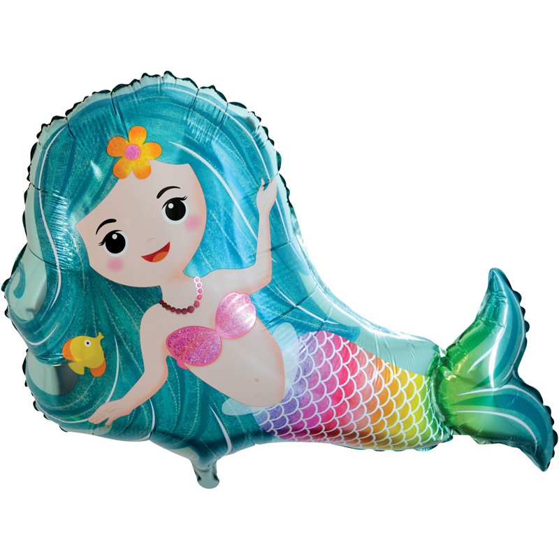MERMAID JUMBO FOIL BALLOON