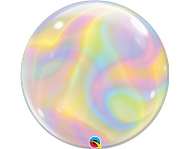 22in IRIDESCENT SWIRLS SINGLE BUBBLE