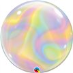 22in IRIDESCENT SWIRLS SINGLE BUBBLE