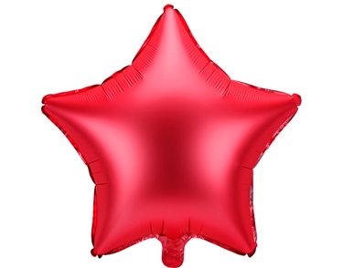 48cm RED STAR FOIL BALLOON
