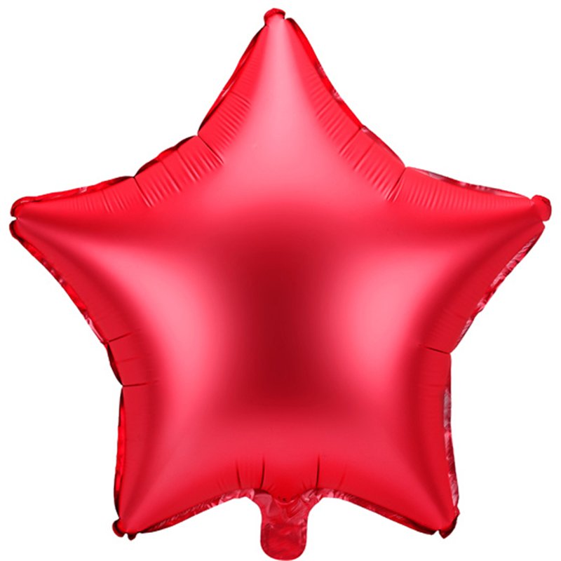 48cm RED STAR FOIL BALLOON
