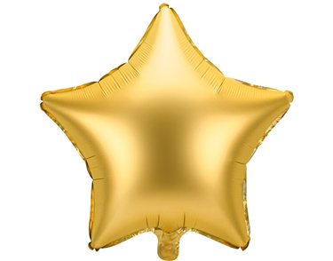 48cm GOLD STAR FOIL BALLOON