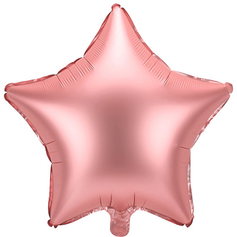 48cm ROSE GOLD STAR FOIL BALLOON