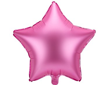 48cm PINK STAR FOIL BALLOON