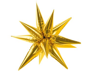 70cm 3D GOLD STAR FOIL BALLOON