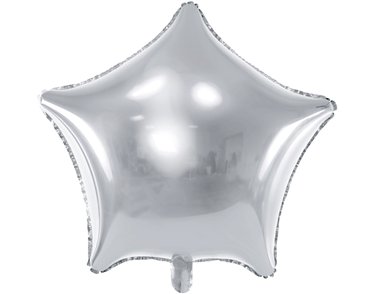 70cm SILVER STAR FOIL BALLOON