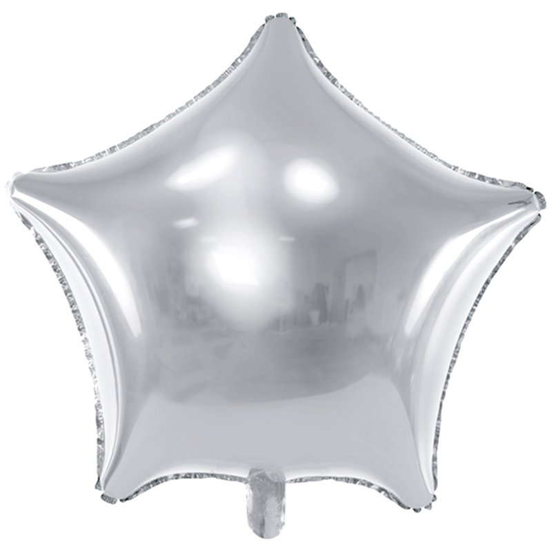70cm SILVER STAR FOIL BALLOON