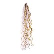 METALLIC GOLD / WHITE BALLOON TASSELS FOR 18IN FOILS