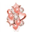 14PC ROSE GOLD BALLOON SET