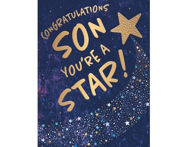 Congratulations Son Youre A Star!