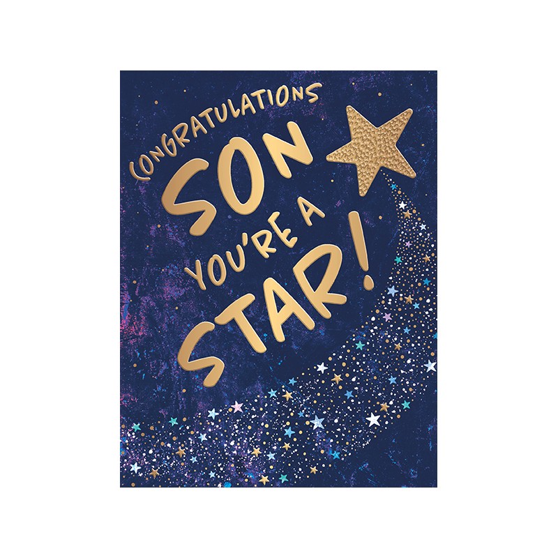 Congratulations Son Youre A Star!