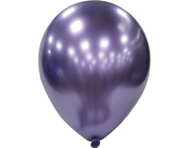 100PK 5in VIOLET PLATINUM GLOBOS LATEX
