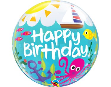 22in BIRTHDAY MARITIME FUN BUBBLE