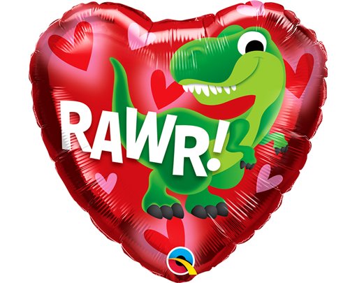 18in DINO-RAWR FOIL BALLOON