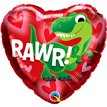 18in DINO-RAWR FOIL BALLOON