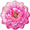 33in PINK PEONY SHAPE FOIL BALLOON