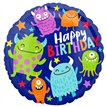 17in HAPPY LITTLE MONSTERS BIRTHDAY FOIL BALLOON