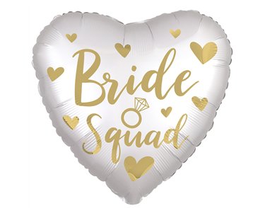 18in SATIN BRIDE SQUAD FOIL BALLOON