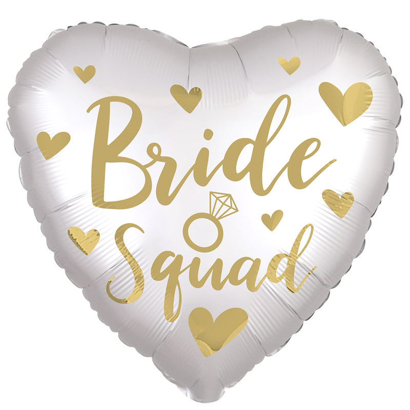 18in SATIN BRIDE SQUAD FOIL BALLOON