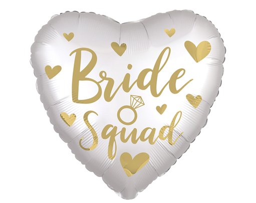 18in SATIN BRIDE SQUAD FOIL BALLOON