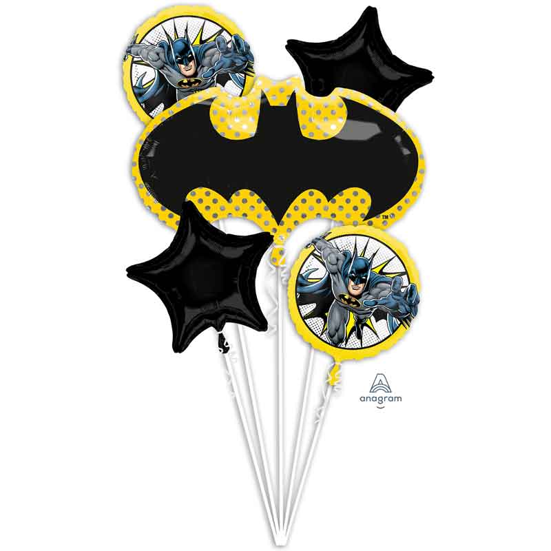 BATMAN FOIL BALLOON BOUQUET